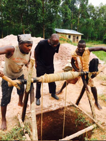 Ugandan child supported by the St. Kizito Uganda Fund