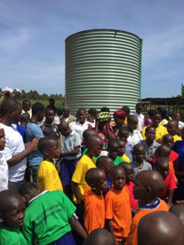 Ugandan children and families supported by education programs